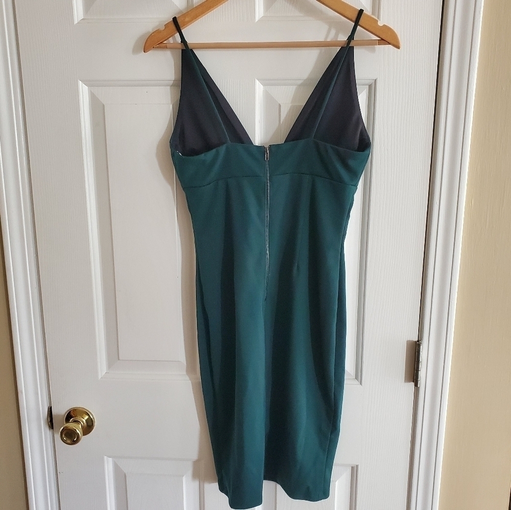 dRA Los Angeles Bodycon Hunter Green Dress size Small - Picture 2 of 4